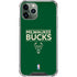 NBA Milwaukee Bucks Standard - Green iPhone 12 Pro Max Clear Case