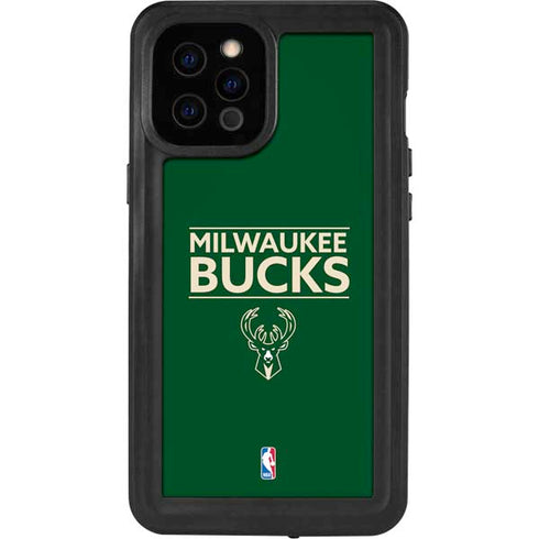 NBA Milwaukee Bucks Standard - Green iPhone 12 Pro Max Waterproof Case