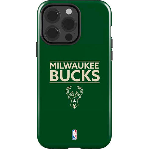 NBA Milwaukee Bucks Standard - Green iPhone 13 Pro Impact Case