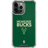 NBA Milwaukee Bucks Standard - Green iPhone 13 Pro Max Clear Case