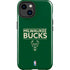 NBA Milwaukee Bucks Standard - Green iPhone 14 Plus Impact Case