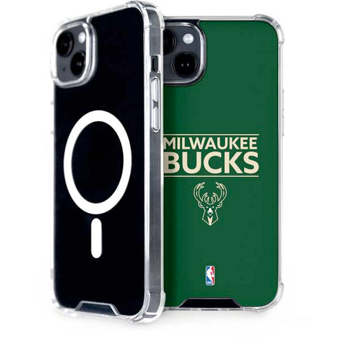 NBA Milwaukee Bucks Standard - Green iPhone 15 MagSafe Case