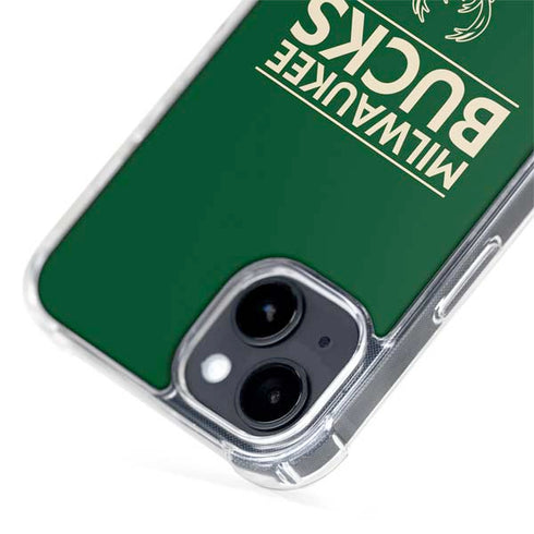 NBA Milwaukee Bucks Standard - Green iPhone 15 Plus MagSafe Case