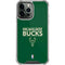 NBA Milwaukee Bucks Standard - Green iPhone 14 Pro Max Clear Case