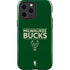 NBA Milwaukee Bucks Standard - Green iPhone 14 Pro Max Impact Case