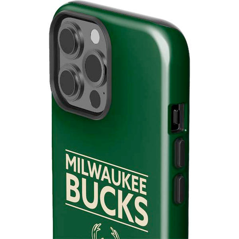 NBA Milwaukee Bucks Standard - Green iPhone 15 Pro Max Impact Case