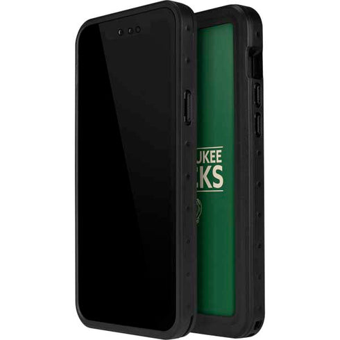 NBA Milwaukee Bucks Standard - Green iPhone 14 Pro Max Waterproof Case