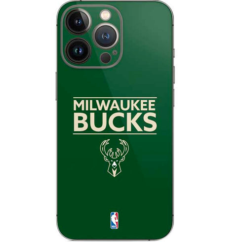 NBA Milwaukee Bucks Standard - Green iPhone 14 Pro Skin