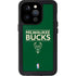 NBA Milwaukee Bucks Standard - Green iPhone 14 Pro Waterproof Case