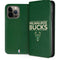 NBA Milwaukee Bucks Standard - Green iPhone 15 Pro Max Folio Case