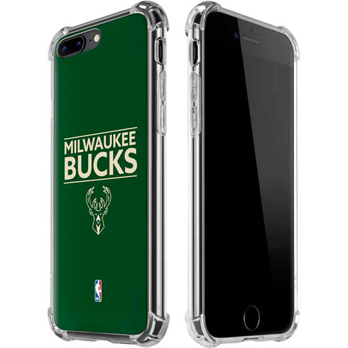 NBA Milwaukee Bucks Standard - Green iPhone 7/8 Plus Clear Case