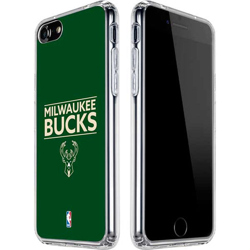 NBA Milwaukee Bucks Standard - Green iPhone SE (2nd & 3rd Gen) Clear Case