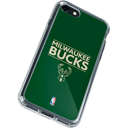 NBA Milwaukee Bucks Standard - Green iPhone SE (2nd & 3rd Gen) Clear Case