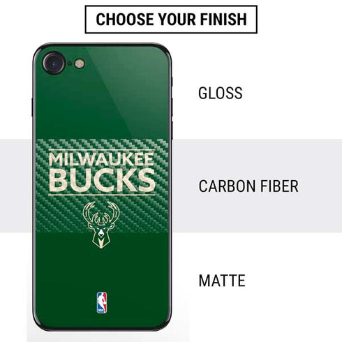 NBA Milwaukee Bucks Standard - Green iPhone SE (2nd & 3rd Gen) Skin