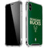 NBA Milwaukee Bucks Standard - Green iPhone XS Max Clear Case