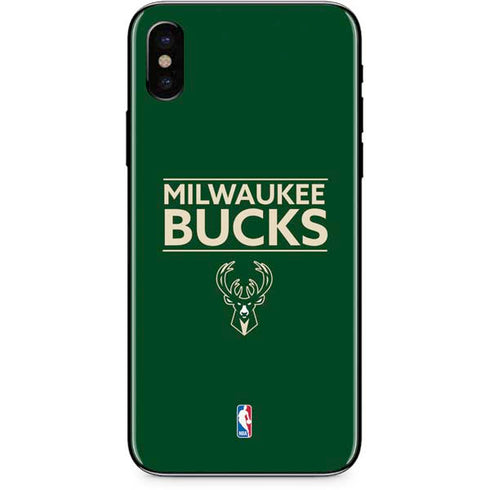 NBA Milwaukee Bucks Standard - Green iPhone XS Max Skin