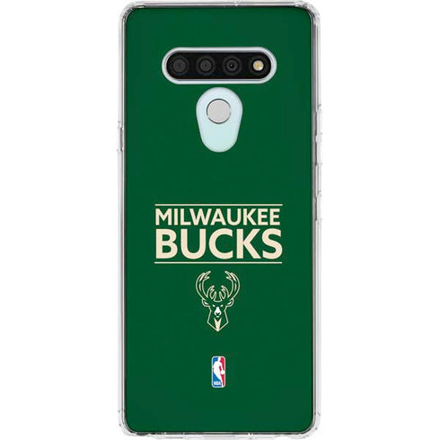 NBA Milwaukee Bucks Standard - Green LG Stylo 6 Clear Case