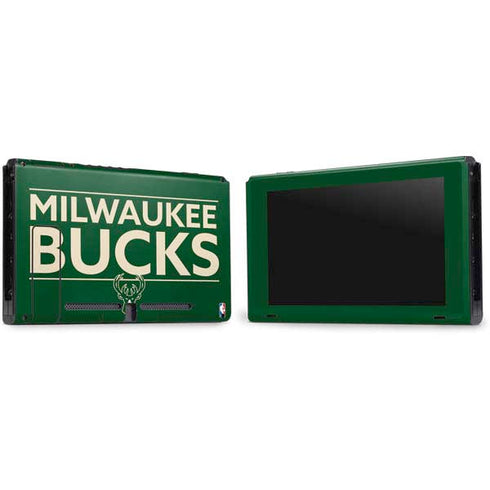 NBA Milwaukee Bucks Standard - Green Nintendo Switch Bundle Skin