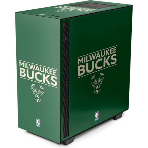 NBA Milwaukee Bucks Standard - Green NZXT H510 Compact ATX Mid-Tower Case Skin