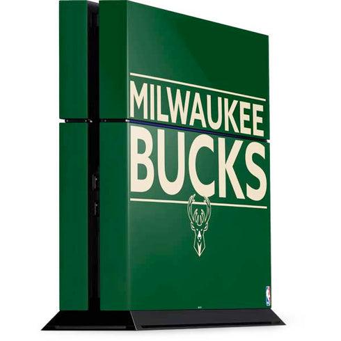 NBA Milwaukee Bucks Standard - Green PS4 Console Skin