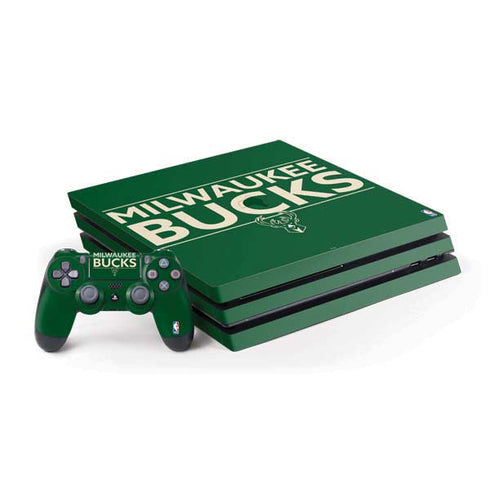 NBA Milwaukee Bucks Standard - Green PS4 Pro Bundle Skin