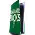 NBA Milwaukee Bucks Standard - Green PS5 Console Skin