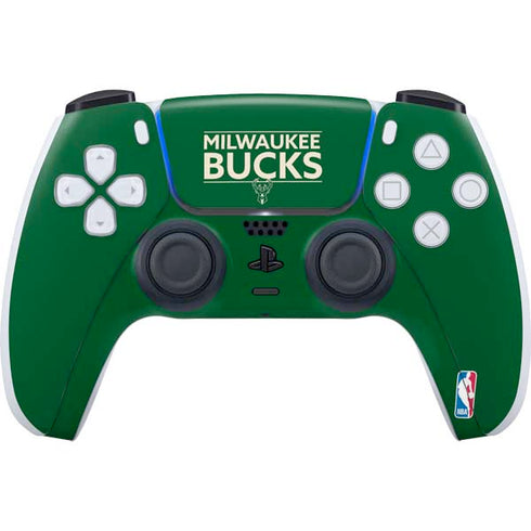 NBA Milwaukee Bucks Standard - Green PS5 Controller Skin