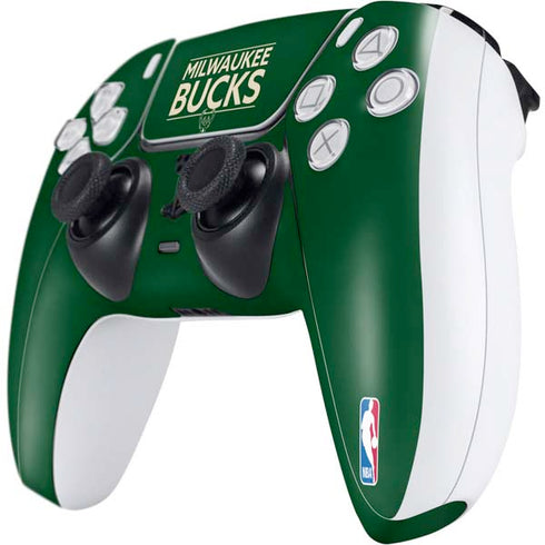 NBA Milwaukee Bucks Standard - Green PS5 Controller Skin