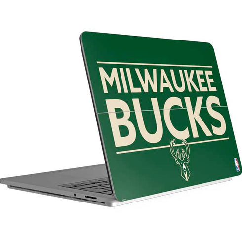 NBA Milwaukee Bucks Standard - Green Surface Laptop Studio Skin
