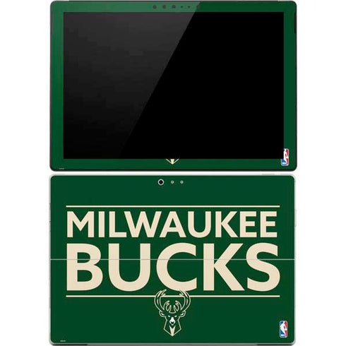 NBA Milwaukee Bucks Standard - Green Surface Pro 4 Skin