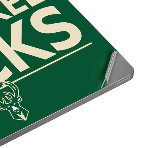 NBA Milwaukee Bucks Standard - Green Universal Laptop 14in (11.4 x 8.2in) Skin