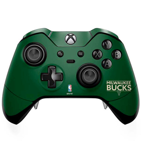 NBA Milwaukee Bucks Standard - Green Xbox One Elite Controller Skin