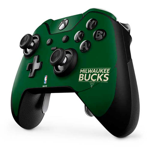 NBA Milwaukee Bucks Standard - Green Xbox One Elite Controller Skin
