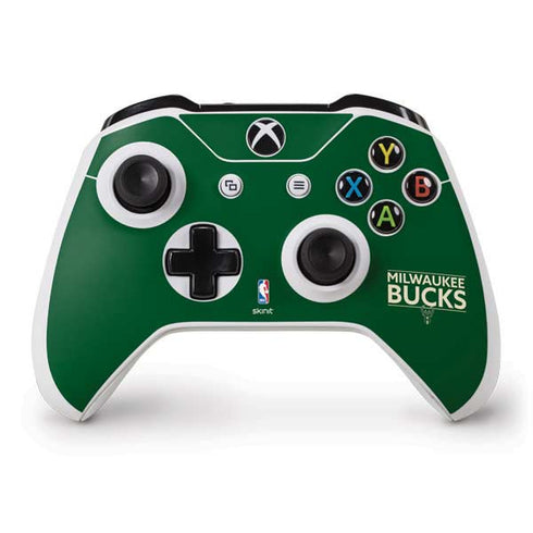 NBA Milwaukee Bucks Standard - Green Xbox One S Controller Skin
