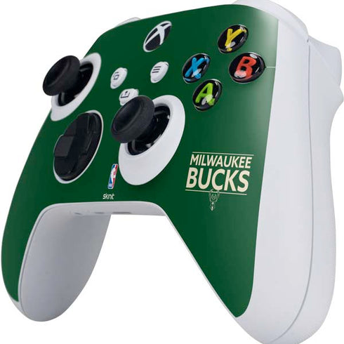 NBA Milwaukee Bucks Standard - Green Xbox Series S Controller Skin