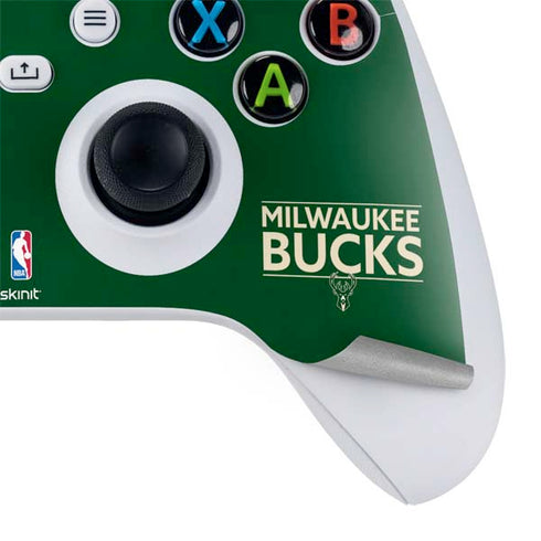 NBA Milwaukee Bucks Standard - Green Xbox Series S Controller Skin