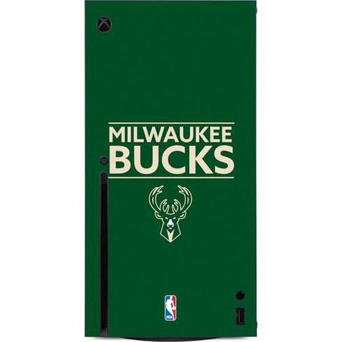 NBA Milwaukee Bucks Standard - Green Xbox Series X Console Skin