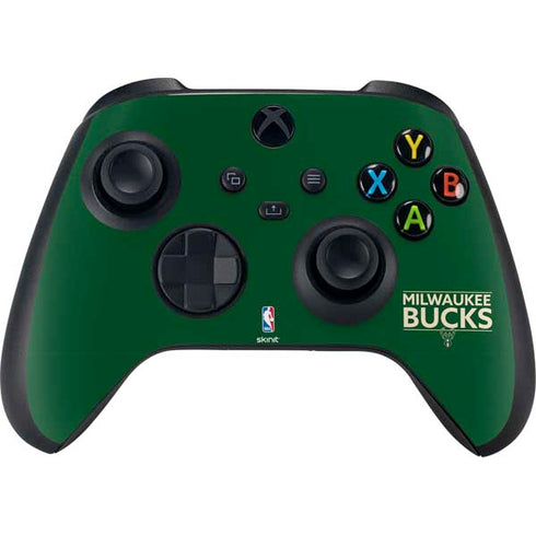 NBA Milwaukee Bucks Standard - Green Xbox Series X Controller Skin