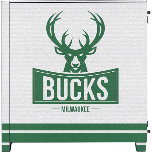 NBA Milwaukee Bucks Static Corsair 4000D Tempered Glass Mid-Tower ATX Case Skin