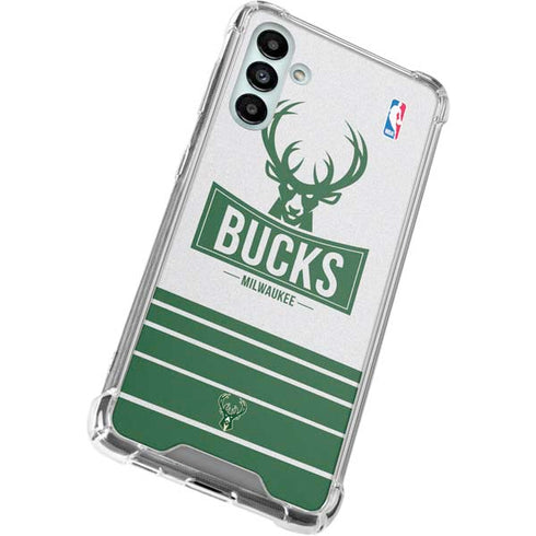 NBA Milwaukee Bucks Static Galaxy A13 5G Clear Case