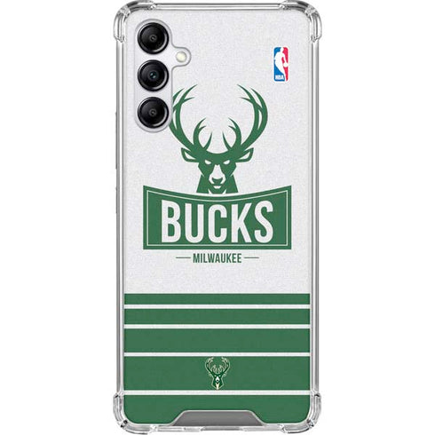 NBA Milwaukee Bucks Static Galaxy A15 5G Clear Case