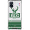 NBA Milwaukee Bucks Static Galaxy A71 5G Clear Case
