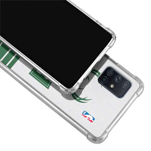 NBA Milwaukee Bucks Static Galaxy A71 5G Clear Case