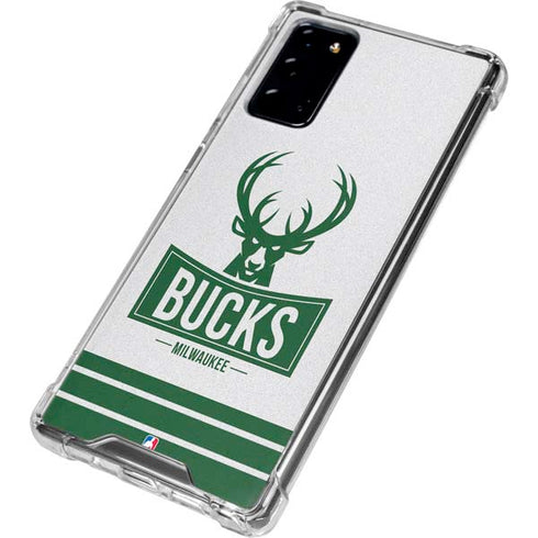 NBA Milwaukee Bucks Static Galaxy Note20 5G Clear Case