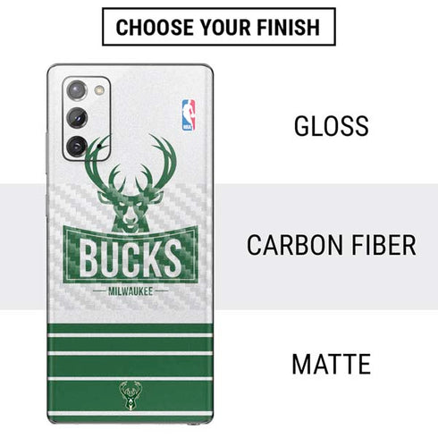 NBA Milwaukee Bucks Static Galaxy Note20 5G Skin