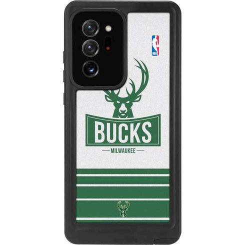 NBA Milwaukee Bucks Static Galaxy Note20 Ultra 5G Waterproof Case