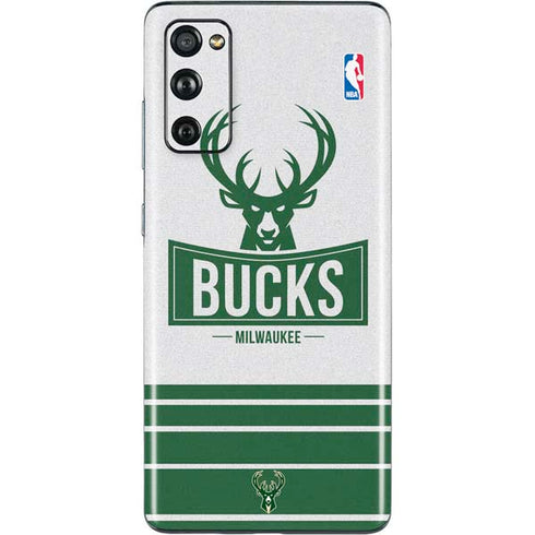 NBA Milwaukee Bucks Static Galaxy S20 Fan Edition Skin