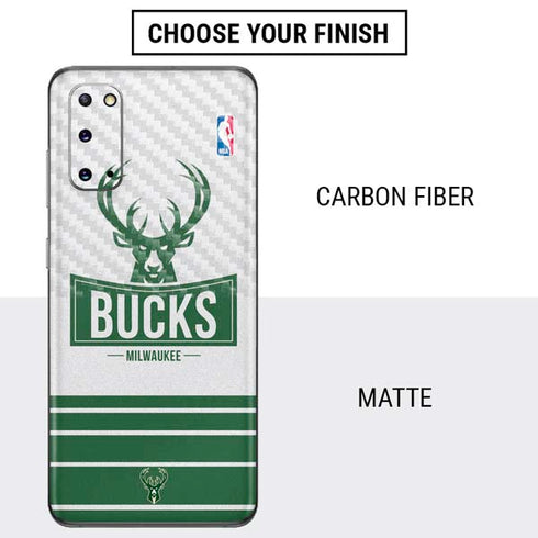 NBA Milwaukee Bucks Static Galaxy S20 Skin