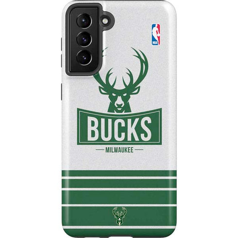 NBA Milwaukee Bucks Static Galaxy S21 Plus 5G Pro Case