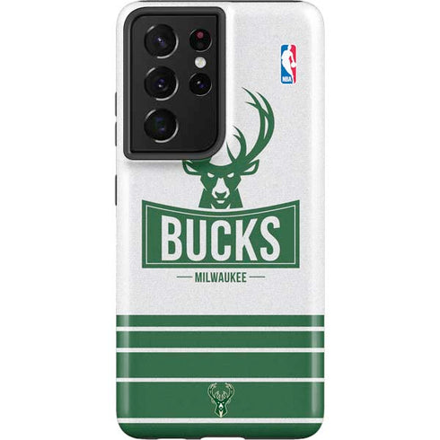 NBA Milwaukee Bucks Static Galaxy S21 Ultra 5G Pro Case